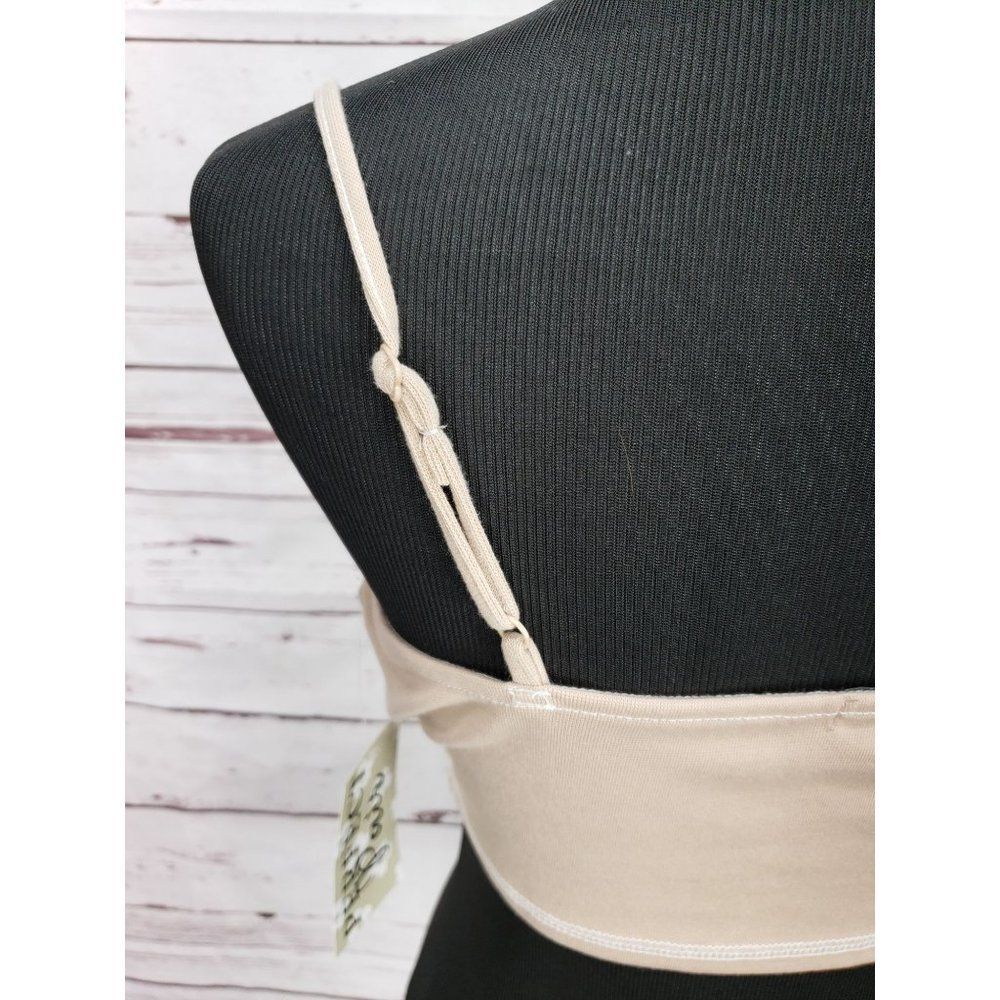 J For Justify Beige Pullover Sleeveless Adjustable Crop Top Size Medium - Picture 11 of 13